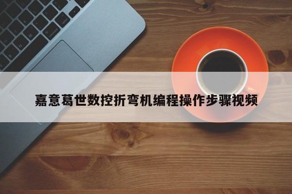 嘉意葛世数控折弯机编程操作步骤视频